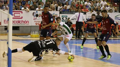 Partido Cordoba FS - Osasuna Xota en el pabellón Vista Alegre. @CordobaFutsal.