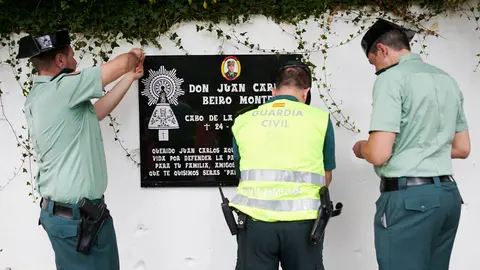 Homenaje a Juan Carlos Beiro, Guardia Civil asesinado por ETA en Leiza. PABLO LASAOSA 27