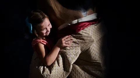 La comparsa de Gigantes y Cabezudos de Pamplona salen a las calles con motivo de San Fermín Chiquito. PABLO LASAOSA 11