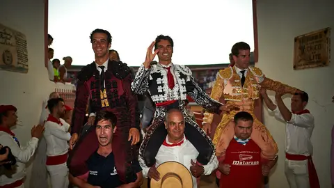 Corrida de toros en Corella con las ganaderías de Victorino Martín y Los Maños, para los diestros Morenito de Aranda, Rubén Pinar y Joaquín Galdós. MIGUEL OSÉS