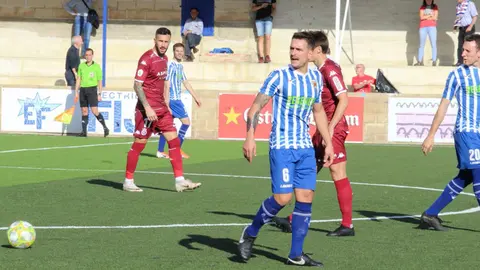 Partido entre el Izarra y la Leonesa en Estella. @CyDLeonesa.