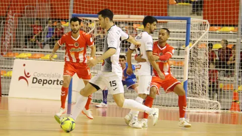 Partido entre el Cartagena FS y el Ribera Navarra. @RiberaNavarraFS.