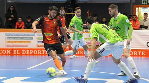 Partido de la Lnfs entre Ribera Navarra y Palma Futsal. Cedida.