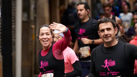 Carrera de la Mujer por las calles de Pamplona. PABLO LASAOSA