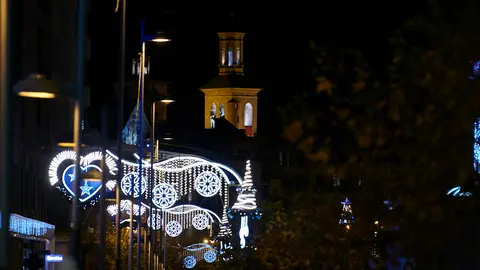 El Ayuntamiento de Pamplona inaugura el Belén del Zaguan y las luces navideñas de la ciudad de Pamplona. PABLO LASAOSA