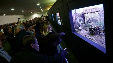 Inauguración en Baluarte de los tradicionaes Belenes de Navidad 2019. PABLO LASAOSA