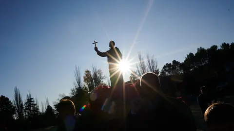 Celebración del Día de Navarra en el Castillo de Javier. PABLO LASAOSA