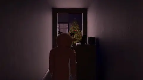 Escena del corto de animación realizado por la Facultad de Comunicación de la Universidad de Navarra para felicitar la Navidad. CEDIDA