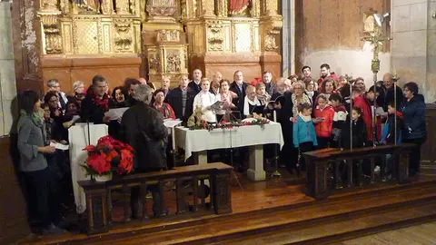 Festival de villancicos de Valdega en la iglesia de la Asunción de Etayo. Navarra.com