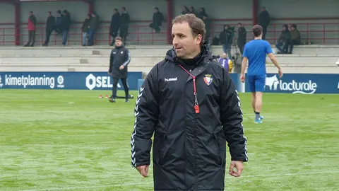 Jagoba Arrasate en las instalaciones de Tajonar. Navarra.com