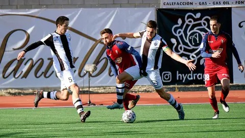 Partido de la Copa del Rey entre el Haro Deportivo y Osasuna. EFE.