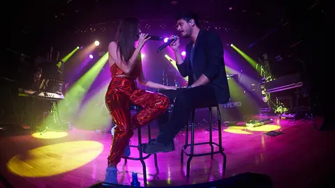 Concierto de Ana Guerra y Cepeda de OT en la sala Totem. MIGUEL OSÉS