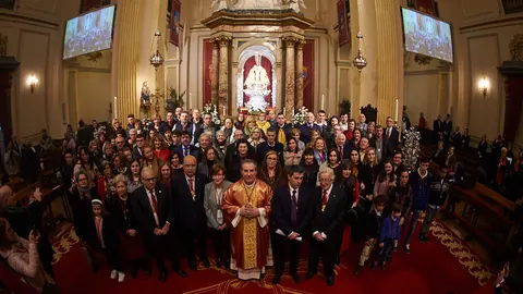 Ampliacion de la corte de San Fermin con los 200 nuevos cofrades. MIGUEL OSÉS