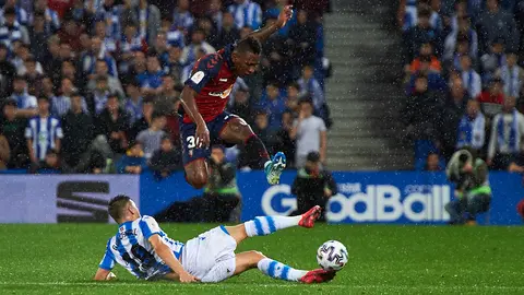 Partido de la copa entre la Real Sociedad y Osasuna. MIGUEL OSÉS