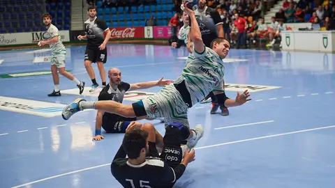 Partido de la Copa del Rey entre el Anaitasuna y el Valladolid en el pabellón Anaitasuna. MIGUEL OSÉS