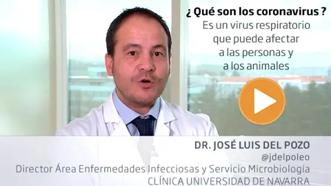 El médico de la CUN José Luis del Pozo ofrece una explicación sobre los síntomas y cuidados ante el coronavirus.