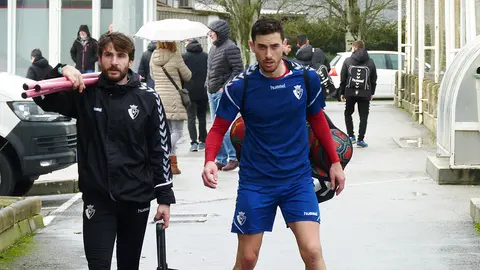 El jugador de Osasuna Kike Barja en Tajonar. Navarra.com