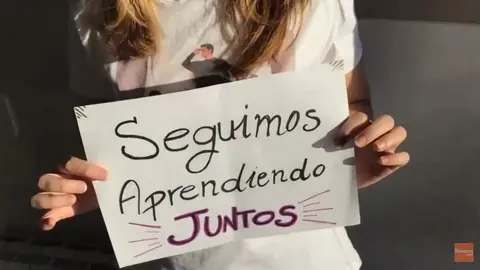 Los profesores del Colegio Luis Amigó se unen para grabarse una canción y animar a sus alumnos. CEDIDA