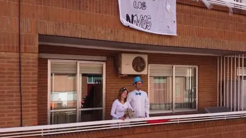 Boda en una terraza de Arnedo debido al coronavirus EUROPA PRESS