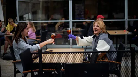 Pamplona pasa a la fase 1 del confinamiento durante la crisis del coronavirus. Miguel Osés