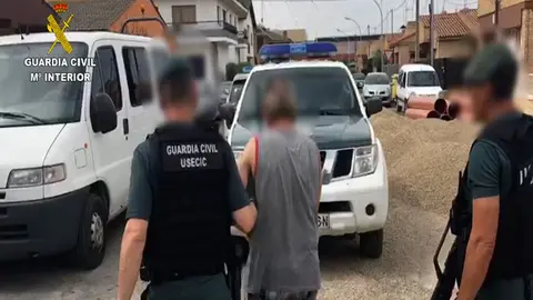 Dos detenidos en Castejón por tráfico de drogas. GUARDIA CIVIL