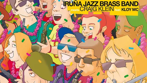 Portada del disco de la Iruña Jazz Brass Band - IRUÑA JAZZ BRASS BAND.