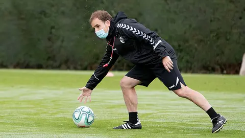 El entrenador vasco Jagoba Arrasate en Tajonar. CA Osasuna.