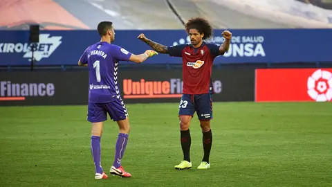 Partido de futbol entre Osasuna y Leganés correspondiente a la jornada 32 jugado en el estadio de El Sadar de Pamplona. MIGUEL OSÉS