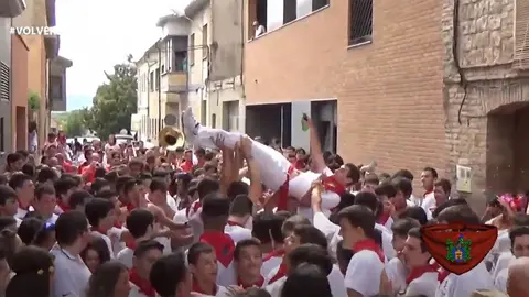Imagen del vídeo de celebración del &#39;no Chupinazo&#39; de las &#39;no fiestas&#39; de Murchante de 2020. YOUTUBE