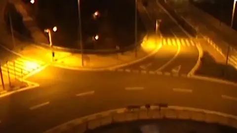 Captura de imagen de una de las cámaras instaladas en el parque de Kosterapea, en la Rochepa