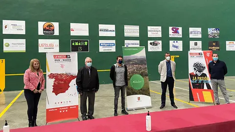 Presentación de la etapa de la Vuelta 2020 que tendrá final en Lekunberri. @lavuelta.