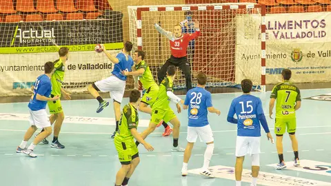 Partido entre el Valladolid y el Anaitasuna de liga asobal. @atlvalladolid.