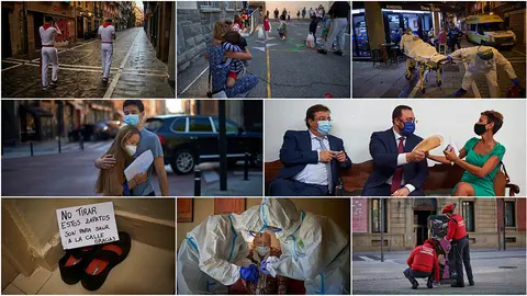 Como de imágenes de fotografías que resumen el año 2020 a través de la mirada de los fotógrafos de NAVARRA.COM