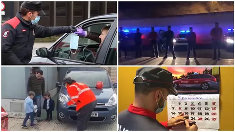 La Policía Foral despide el año 2020 con un mensaje de esperanza para 2021.