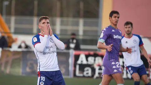La Unión Deportiva Mutilvera se enfrenta al Real Betis Balonpie en los treintaidosavos de final de la Copa del Rey. MIGUEL OSÉS