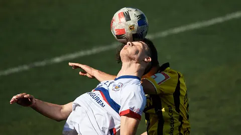 Partido entre la Mutilvera y Portugalete disputado en las instalaciones de Mutilva. MIGUEL OSÉS