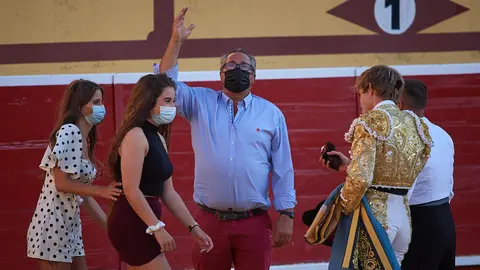 Corrida de toros en Lodosa con la Ganadería de El Pincha para los diestros Esau Fernandez, Gomez del Pilar y Javier Jimenez. MIGUEL OSÉS