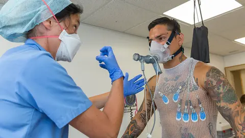 La plantilla del C.A. OSASUNA pasa reconocimiento médico en la Clínica Universidad de Navarra antes del inicio de la pretemporada. C.A. OSASUNA