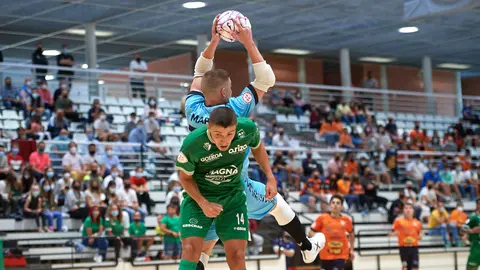 Final de la Copa Navarra disputada entre Osasuna Xota - Ribera Navarra en el pabellón Arrosadía. MIGUEL OSÉS