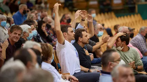 Partido en el frontón Labrti entre Urrutikoetxea - Ezkurdia. MIGUEL OSÉS