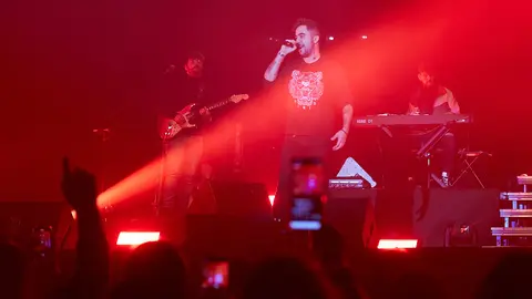 Concierto de Beret celebrado en el Navarra Arena dentro de su gira Prisma Tour. IÑIGO ALZUGARAY