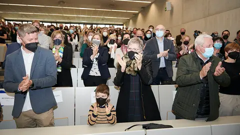 La Universidad de Navarra entrega el Premio Luka Brajnovic a título póstumo al periodista David Beriáin. PABLO LASAOSA