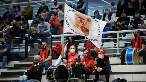 El Basket Navarra se enfrenta al Zornotza en Pamplona. PABLO LASAOSA