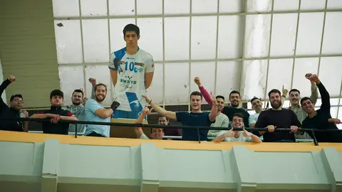 Ezkurdia se enfrenta a Zabaleta en el Labrit de Pamplona. PABLO LASAOSA