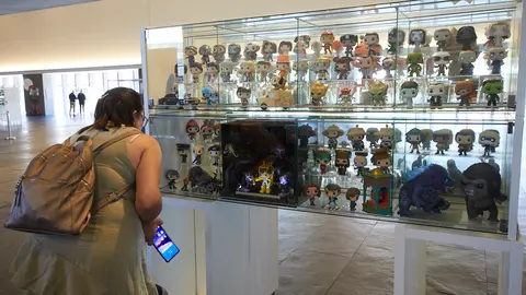 Exposición de más de 2.500 piezas de Funko Pop en Baluarte. IÑIGO ALZUGARAY