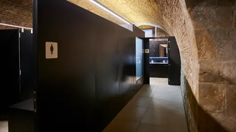 Nuevos baños totalmente reformados de la Ciudadela de Pamplona. PABLO LASAOSA