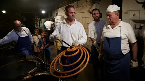 La churerría La Mañueta abre por primera vez en 2022 previo a San Fermín. PABLO LASAOSA