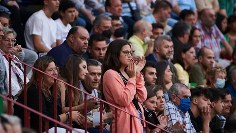 Novillada de la Feria del Toro de San Fermín 2022 con novillos de la ganadería Pincha para los novilleros Jorge Martínez, Isaac Fonseca y Álvaro Alarcón. PABLO LASAOSA