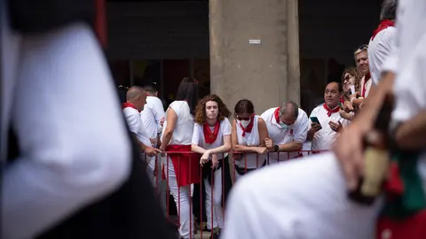 7 de Julio, primer apartado de San Fermín 2022 con la ganadería Núñez del Cuvillo. IRAITZ IRIARTE.