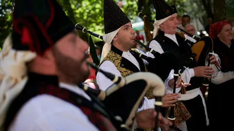 El Lar Gallego de Pamplona celebra la festividad de Santiago 2022. PABLO LASAOSA